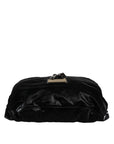 Dolce & Gabbana Black Nylon Fabric Belt Waist Fanny Pack Bag