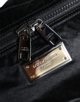 Dolce & Gabbana Black Nylon Fabric Belt Waist Fanny Pack Bag
