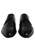 Dolce & Gabbana Black Leather Derby Formal Dress Shoes