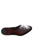 Dolce & Gabbana Black Leather Derby Formal Dress Shoes