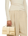 Jacquemus Yellow Leather Shoulder Bag