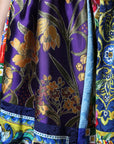 Dolce & Gabbana Multicolor Patchwork Sicily Long Maxi Skirt