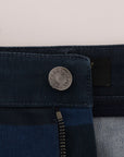 Dolce & Gabbana Chic Blue Denim Mini Skirt