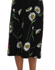 Dolce & Gabbana Embellished A-Line Mid-Calf Skirt