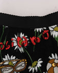 Dolce & Gabbana Embellished A-Line Mid-Calf Skirt