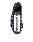 Dolce & Gabbana Black White Sorrento Low Top Sneakers Shoes