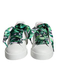 Dolce & Gabbana White Leather Portofino Low Top Sneakers Shoes
