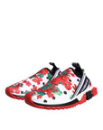 Dolce & Gabbana Multicolor Geranium Sorrento Sneakers Shoes