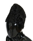 Dolce & Gabbana Elegant Black Xiangao Fur Beanie Hat