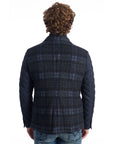 Roberto Pepe Luxury Blue Wool Men's Jacket
