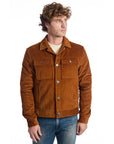 Roberto Pepe Luxury Brown Cotton Men Jacket