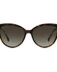 Jimmy Choo Brown Metal Sunglasses
