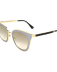Jimmy Choo Gold Metal Sunglasses