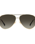 Jimmy Choo Gold Metal Sunglasses