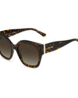 Jimmy Choo Brown Acetate Sunglasses