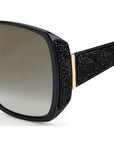 Jimmy Choo Black Plastic Sunglasses