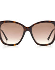 Jimmy Choo Brown Plastic Sunglasses