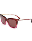 Jimmy Choo Red Metal Sunglasses