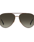 Jimmy Choo Brown Metal Sunglasses