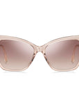 Jimmy Choo Beige Acetate Sunglasses
