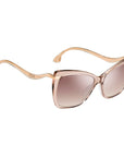 Jimmy Choo Beige Acetate Sunglasses