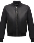 Dolce & Gabbana Black Leather Di Lambskin Jacket