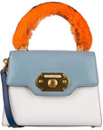 Dolce & Gabbana Multicolor Leather Di Calfskin Handbag