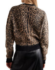 Dolce & Gabbana Brown Wool Mohair Sweater