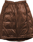 Jil Sander Brown Nylon Skirt