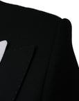 Dolce & Gabbana Black White Single Breasted Dress Blazer