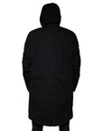 Dolce & Gabbana Black Hooded Parka Cotton Trench Coat Jacket