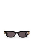 Bottega Veneta Black Acetate Sunglasses