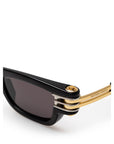 Bottega Veneta Black Acetate Sunglasses