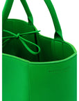 Bottega Veneta Green Leather Handbag