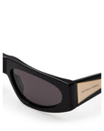 Bottega Veneta Black Acetate Sunglasses