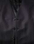 Dolce & Gabbana Black Wool Waistcoat Dress Formal Vest
