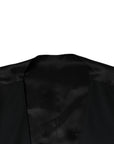 Dolce & Gabbana Black Wool Waistcoat Dress Formal Vest