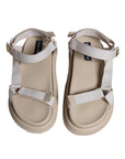 Dolce & Gabbana Beige Nappa Devotion Strap Men Sandals Shoes