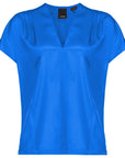 PINKO Blue Silk Sweater
