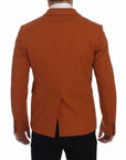 Dolce & Gabbana Elegant Orange Casual Cotton Blend Blazer