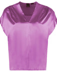 PINKO Purple Silk Sweater