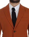 Dolce & Gabbana Elegant Orange Casual Cotton Blend Blazer