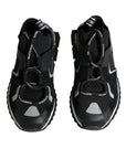Dolce & Gabbana Black Mesh Sorrento Trekking Sneakers Shoes