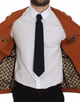Dolce & Gabbana Elegant Orange Casual Cotton Blend Blazer