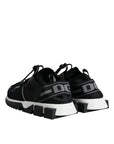 Dolce & Gabbana Black Mesh Sorrento Trekking Sneakers Shoes