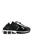 Dolce & Gabbana Black Mesh Sorrento Trekking Sneakers Shoes