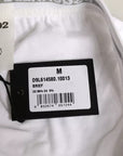 Dsquared² White Cotton Stretch Women Mid Waist Panty Underwear