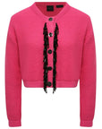 PINKO Fuchsia Cotton Sweater
