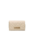 Love Moschino Beige Polyethylene Women Crossbody Bag