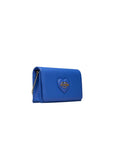 Love Moschino Blue Polyethylene Women Crossbody Bag